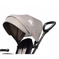 Детский велосипед QPlay Rito Rubber Grey складаний триколісний Фото 1