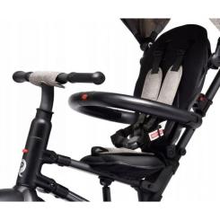 Детский велосипед QPlay Rito Rubber Grey складаний триколісний Фото 2