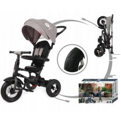 Детский велосипед QPlay Rito Rubber Grey складаний триколісний Фото 3