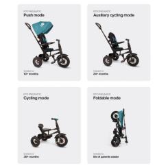 Детский велосипед QPlay Rito Rubber Grey складаний триколісний Фото 4