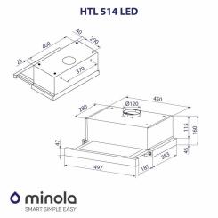 Вытяжка кухонная Minola HTL 514 I LED Фото 9