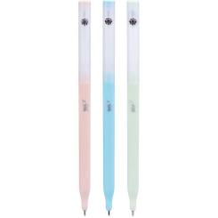 Ручка шариковая Yes Crystal автоматична 0,7 мм синя Фото 1