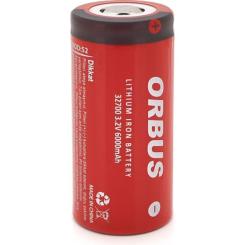 Аккумулятор Orbus 32700 LiFEPO4, 6000mAh, 3.2V, RED/GREY Фото