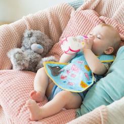 Нагрудничек Baboo Me to You, 3+ месяцев (синий) Фото 5