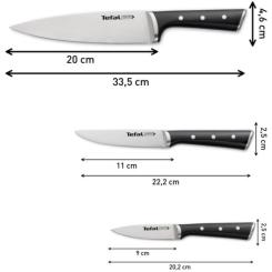 Набор ножей Tefal Ice Force 3 предмети Фото 10
