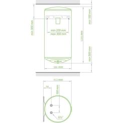 Бойлер Tesy Bilight Slim 80 Фото 1