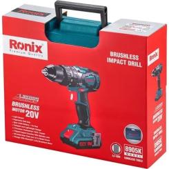Шуруповерт Ronix ударный аккумуляторный 20В, 2Ah х 2 Фото 10