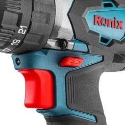 Шуруповерт Ronix ударный аккумуляторный 20В, 2Ah х 2 Фото 5