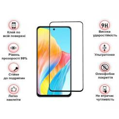 Стекло защитное BeCover Oppo A98 5G Black Фото 3