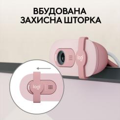 Веб-камера Logitech Brio 100 Full HD Rose Фото 3