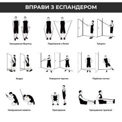 Эспандер Power System PS-4099 Total Expander Set 5 шт Фото 8