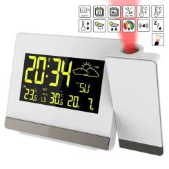 Настольные часы Technoline WT549 проекційний White Фото 6