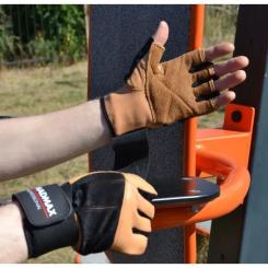 Перчатки для фитнеса MadMax MFG-269 Professional Brown L Фото 7