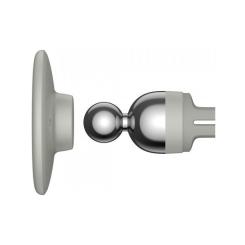 Универсальный автодержатель Baseus Magnetic (на решетку) creamy-white Фото 5