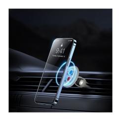 Универсальный автодержатель Baseus Magnetic (на решетку) creamy-white Фото 7