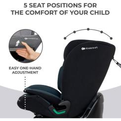 Автокресло Kinderkraft Oneto3 i-Size Graphite Black (KCONE300BLK0000) Фото 8