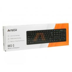Клавиатура A4Tech KKS-3 USB Black Фото 4