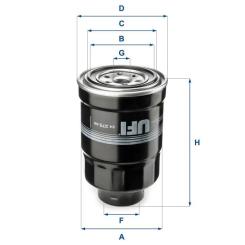 Фильтр топливный UFI 24.375.00 Фото