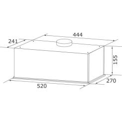 Вытяжка кухонная GRANADO Palamos 3603-700 black LINE Фото 6