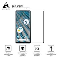 Стекло защитное Armorstandart Pro Google Pixel 7a Black Фото 1