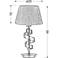 Настольная лампа Candellux 41-23483 DENIS Фото 1