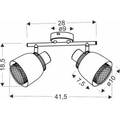 Спот Candellux 92-13743 Aleksandria Фото 3