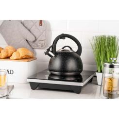 Чайник Ardesto Gemini 2.5 л Чорний Мармур Фото 1