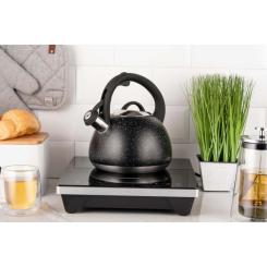 Чайник Ardesto Gemini 2.5 л Чорний Мармур Фото 2