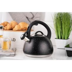 Чайник Ardesto Gemini 2.5 л Чорний Мармур Фото 3