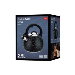 Чайник Ardesto Gemini 2.5 л Чорний Мармур Фото 7