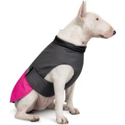 Попона для животных Pet Fashion ROY 3XL малиново-сіра Фото 4