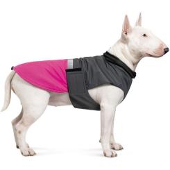 Попона для животных Pet Fashion ROY 3XL малиново-сіра Фото 5