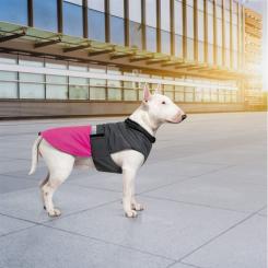 Попона для животных Pet Fashion ROY 3XL малиново-сіра Фото 6