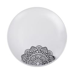 Тарелка Limited Edition Kora 25 см Обідня Біла Фото