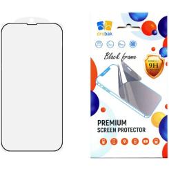 Стекло защитное Drobak Apple iPhone 15 Plus (Black) Фото