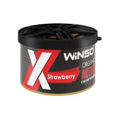 Ароматизатор для автомобиля WINSO Organic X Active Strawberry Фото