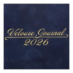Еженедельник Buromax датированный 2026 VELOUR, А5 синий Фото 3