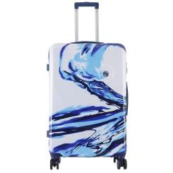 Чемодан Semi Line Print 28" L White/Blue Фото 1