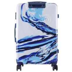 Чемодан Semi Line Print 28" L White/Blue Фото 2
