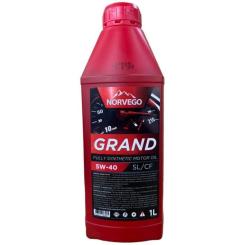 Моторное масло NORVEGO GRAND 5W40 1 л Фото