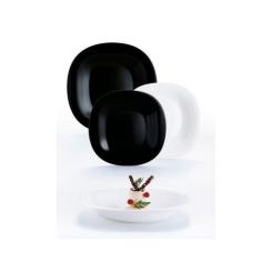 Столовый сервиз Luminarc Carine ЧорнеБіле 18 предметів Фото 1