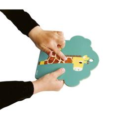 Развивающая игрушка Janod Тактильні картки Савана Фото 8