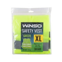 Жилет сигнальный WINSO зелений, XL Фото 1