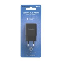 Зарядное устройство BOROFONE BA20A Sharp charger Black Фото 3