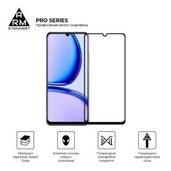 Стекло защитное Armorstandart Pro Realme C53 Black Фото 1
