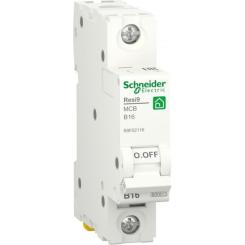 Автоматический выключатель Schneider Electric RESI9 6kA 1P 16A В Фото