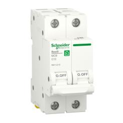 Автоматический выключатель Schneider Electric RESI9 6kA 2P 10A C Фото