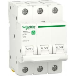Автоматический выключатель Schneider Electric RESI9 6kA 3P 10A C Фото