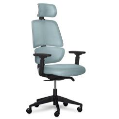 Офисное кресло Mealux Leo Air Plus Grey / Blue Фото