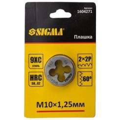 Плашка Sigma М10x1.25мм Фото 2